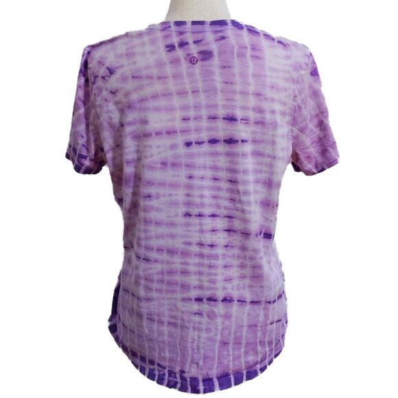 Lululemon Love Crew T-Shirt Shibori Square Lavender Dew Wisteria - Picture 8 of 9